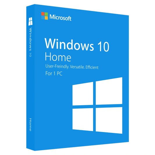Microsoft Windows 10 Home 32/64-Bit - - Lifetime License Key for 1 PC